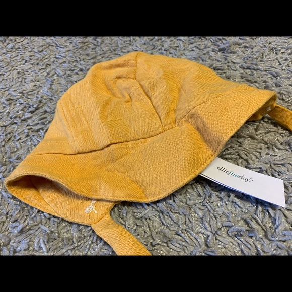 EllieFunDay, 6-12 Months Baby Bucket Hat with Tie Straps - Picture 2 of 4